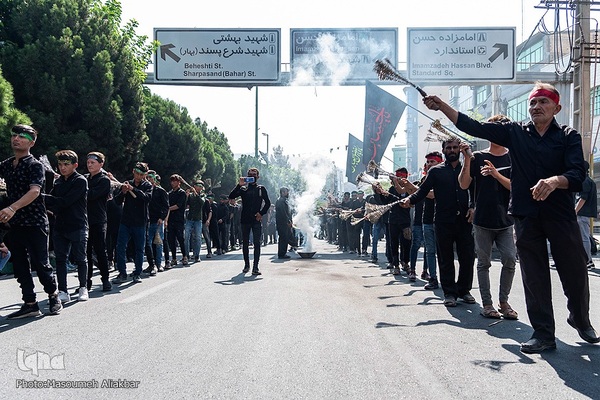 مراسم عزاداری تاسوعای حسینی در شهرستان کرج