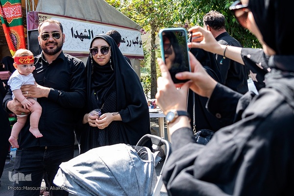 مراسم عزاداری تاسوعای حسینی در شهرستان کرج