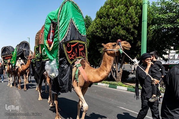 مراسم عزاداری تاسوعای حسینی در شهرستان کرج