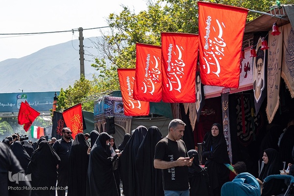 مراسم عزاداری تاسوعای حسینی در شهرستان کرج