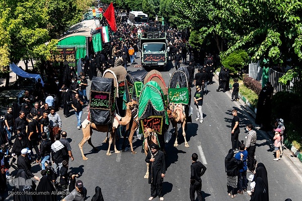 مراسم عزاداری تاسوعای حسینی در شهرستان کرج