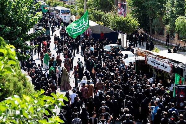 مراسم عزاداری تاسوعای حسینی در شهرستان کرج
