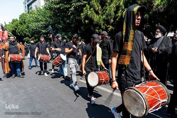 مراسم عزاداری تاسوعای حسینی در شهرستان کرج