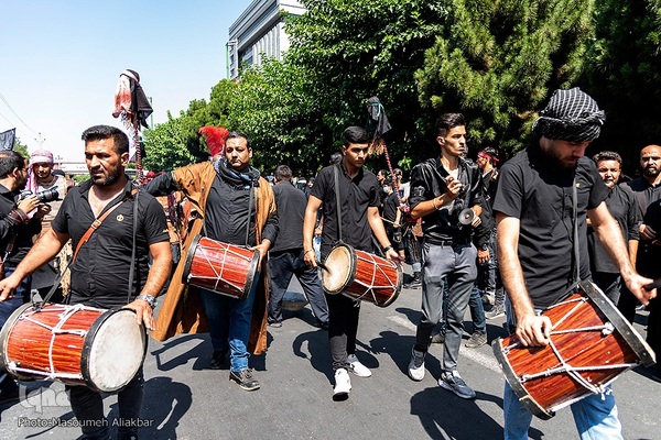 مراسم عزاداری تاسوعای حسینی در شهرستان کرج