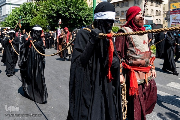 مراسم عزاداری تاسوعای حسینی در شهرستان کرج