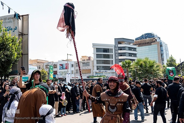 مراسم عزاداری تاسوعای حسینی در شهرستان کرج