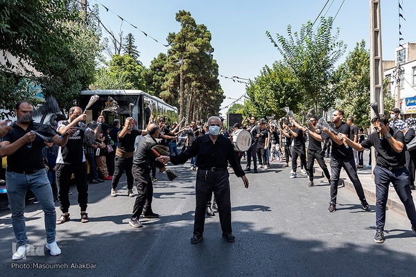 مراسم عزاداری تاسوعای حسینی در شهرستان کرج