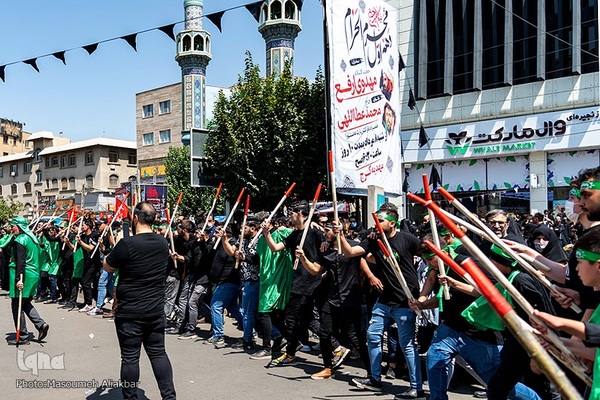 مراسم عزاداری تاسوعای حسینی در شهرستان کرج