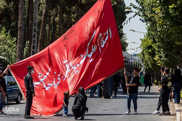 مراسم عزاداری تاسوعای حسینی در شهرستان کرج