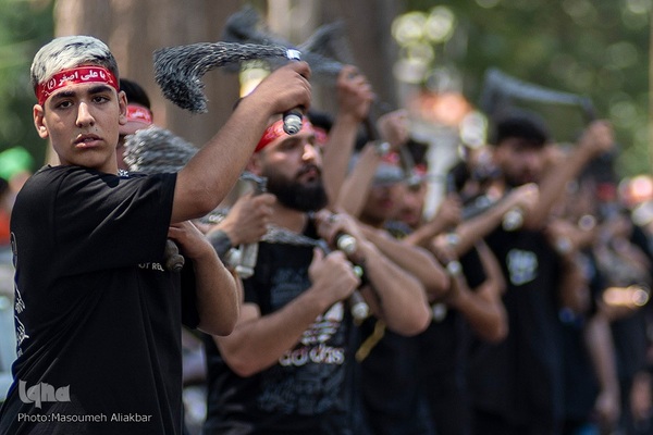 مراسم عزاداری تاسوعای حسینی در شهرستان کرج