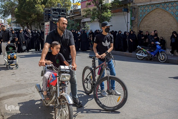 مراسم عزاداری تاسوعای حسینی در شهرستان قزوین