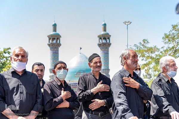 مراسم عزاداری عاشورای حسینی در آستان مقدس امامزادگان محمد (ع) و سکینه خاتون (س) کرج