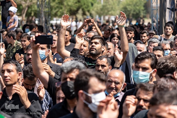 مراسم عزاداری عاشورای حسینی در آستان مقدس امامزادگان محمد (ع) و سکینه خاتون (س) کرج