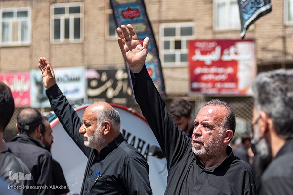 مراسم عزاداری عاشورای حسینی در آستان مقدس امامزادگان محمد (ع) و سکینه خاتون (س) کرج