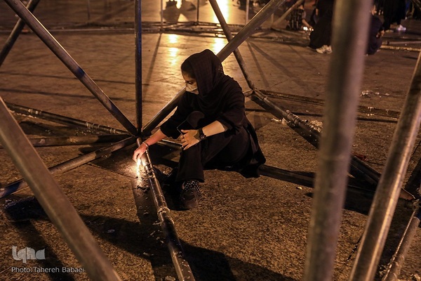 حسینیه ایران؛ شام غریبان در میدان امام حسین (ع)