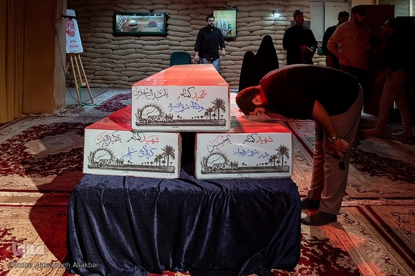 البرز، میزبان پیکرهای مطهر ۴ شهید گمنام دفاع مقدس