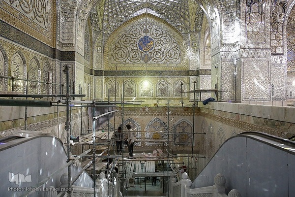 بازدید جمعی از خبرنگاران مشهد از پروژه‌های عمرانی حرم رضوی