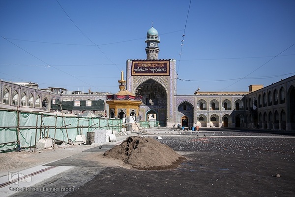 بازدید جمعی از خبرنگاران مشهد از پروژه‌های عمرانی حرم رضوی