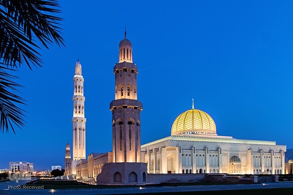مسجد جامع سلطان قابوس در مسقط، پایتخت کشور عمان