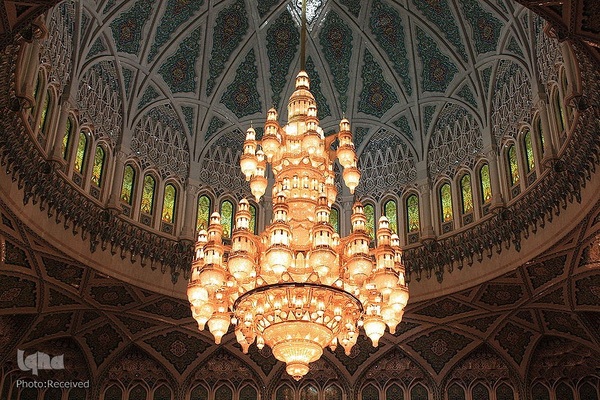 مسجد جامع سلطان قابوس در مسقط، پایتخت کشور عمان