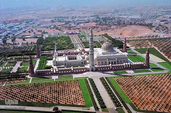 مسجد جامع سلطان قابوس در مسقط، پایتخت کشور عمان