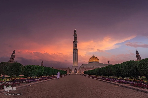 مسجد جامع سلطان قابوس در مسقط، پایتخت کشور عمان