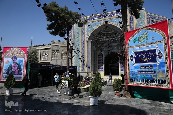 اولین همایش ملی موکب داران حسینی «قدم‌های آسمانی» در بقعه شیخ صدوق شهر ری