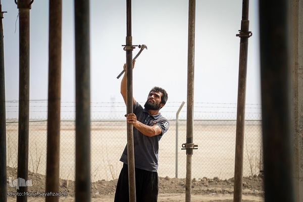 آماده‌سازی موکب‌های اربعین در مرز شلمچه