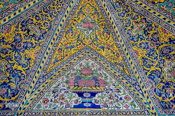 افراشته فیروزه‌ای؛ مسجد رکن الملک اصفهان‎‎