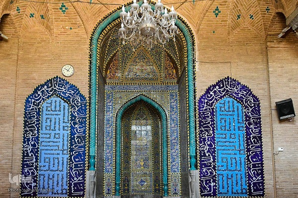 افراشته فیروزه‌ای؛ مسجد رکن الملک اصفهان‎‎