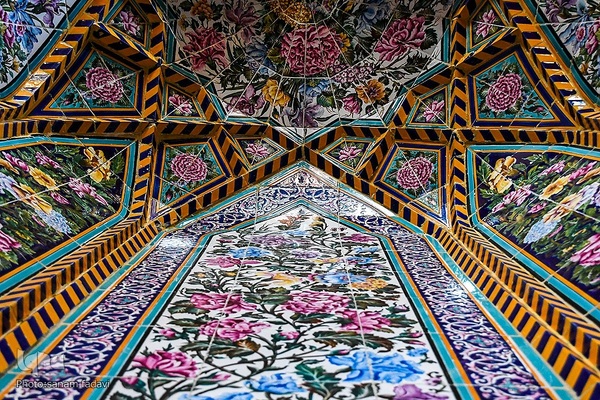 افراشته فیروزه‌ای؛ مسجد رکن الملک اصفهان‎‎