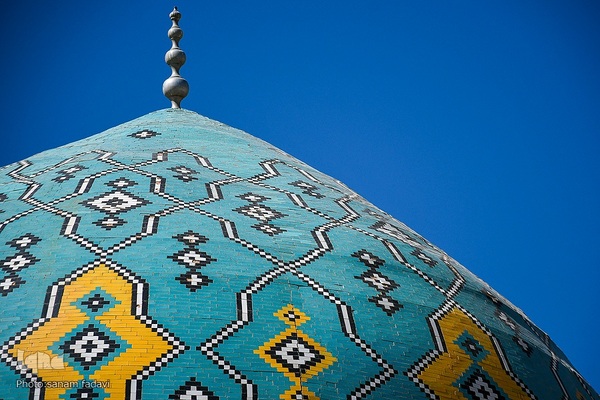 افراشته فیروزه‌ای؛ مسجد رکن الملک اصفهان‎‎