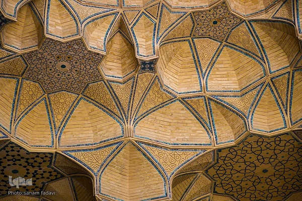 افراشته فیروزه‌ای؛ مسجد جامع اصفهان