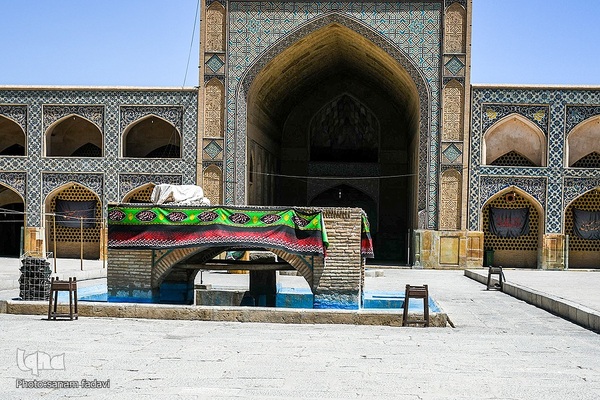 افراشته فیروزه‌ای؛ مسجد جامع اصفهان