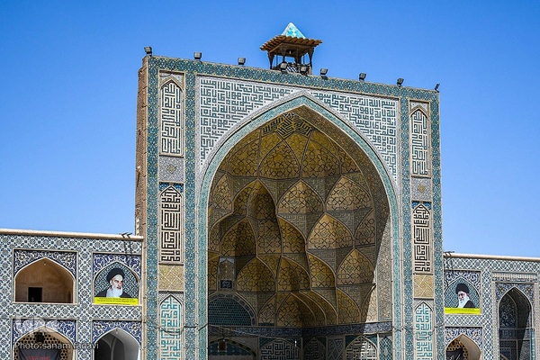 افراشته فیروزه‌ای؛ مسجد جامع اصفهان