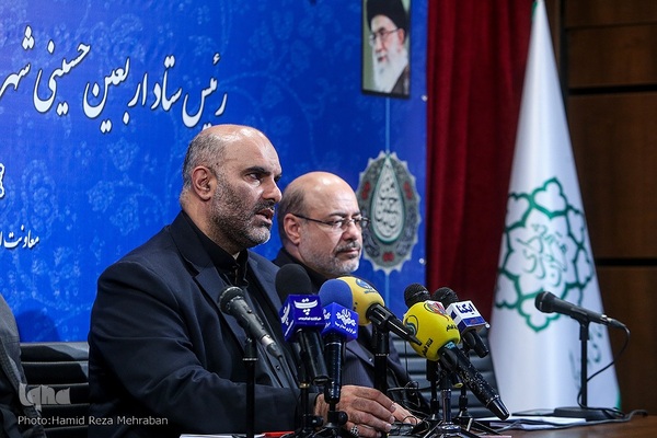 نشست خبری معاون شهردار تهران با موضوع اربعین