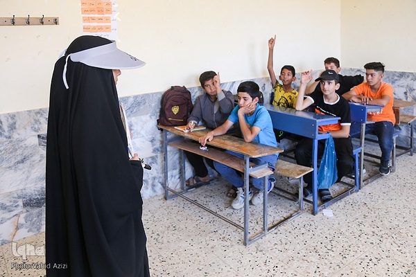 اردوی جهادی در روستای چهاربید