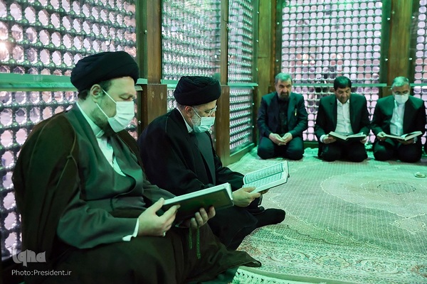 تجدید میثاق رییس جمهور و هیات دولت با آرمانهای امام راحل