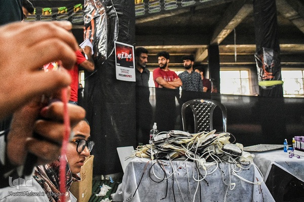 کمپین نذر خون در کشمیر به یاد اباعبدالله