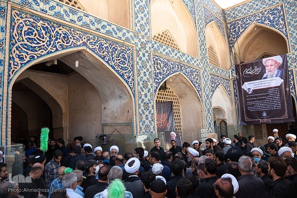 مجلس ترحیم مرحوم آیت الله ناصری در مسجد جامع اصفهان