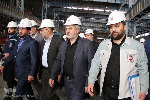 سفر فاطمی‌امین، وزیر صنعت معدن و تجارت به یزد