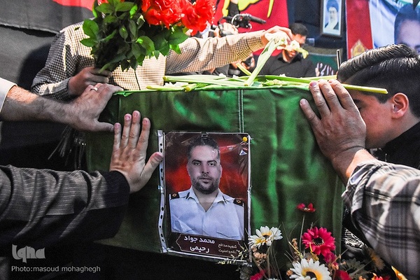 مراسم تشییع پیکر شهید محمدجواد رحیمی