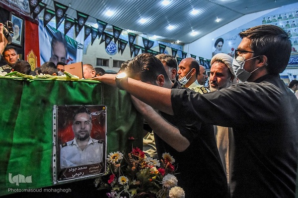 مراسم تشییع پیکر شهید محمدجواد رحیمی