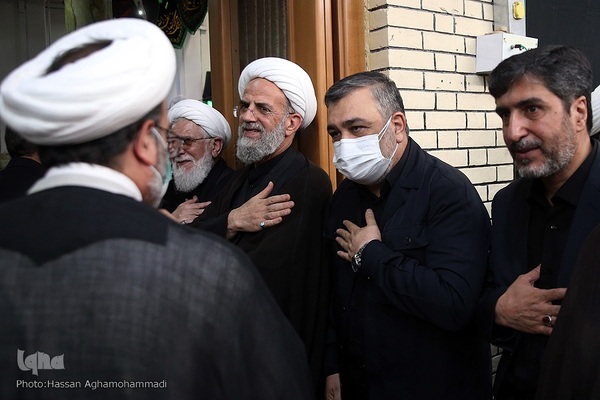 مجلس ترحیم آیت‌الله محمدعلی ناصری(ره) در مسجد ارگ