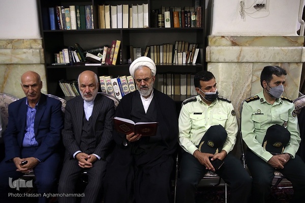 مجلس ترحیم آیت‌الله محمدعلی ناصری(ره) در مسجد ارگ