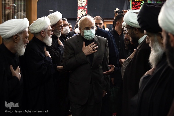 مجلس ترحیم آیت‌الله محمدعلی ناصری(ره) در مسجد ارگ
