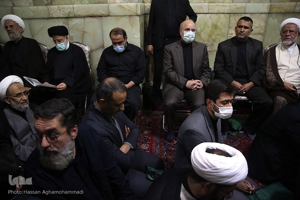 مجلس ترحیم آیت‌الله محمدعلی ناصری(ره) در مسجد ارگ