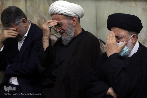 مجلس ترحیم آیت‌الله محمدعلی ناصری(ره) در مسجد ارگ