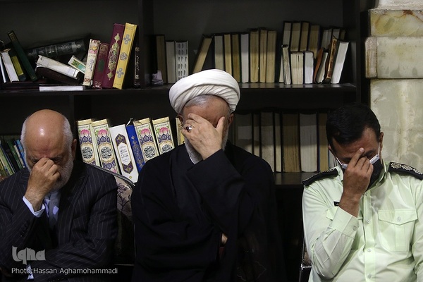 مجلس ترحیم آیت‌الله محمدعلی ناصری(ره) در مسجد ارگ