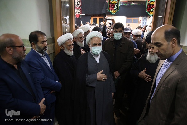 مجلس ترحیم آیت‌الله محمدعلی ناصری(ره) در مسجد ارگ